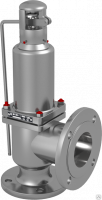 Клапан предохранительный стальной 17с28нж Ру16 с узлом ручного подрыва